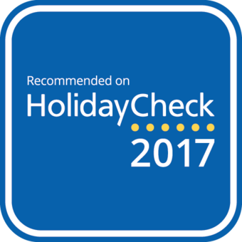 Recommended on HolidayCheck 2017